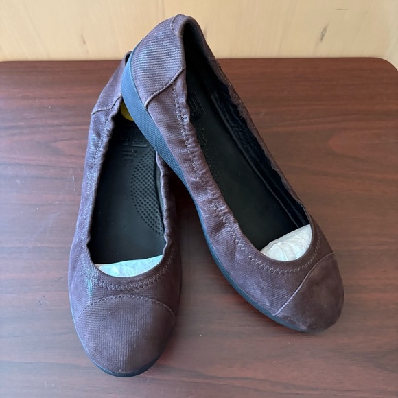 Fitflop F-Pop Opul BallerinaChocolate Women's Flats Sz.9 - Picture 3 of 6